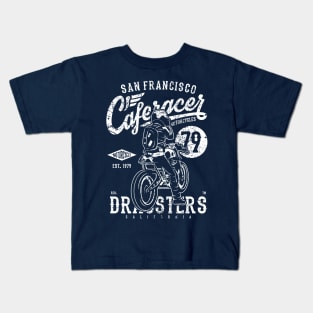 San Francisco Cafe Racer Dragsters Motorcyclesv Kids T-Shirt